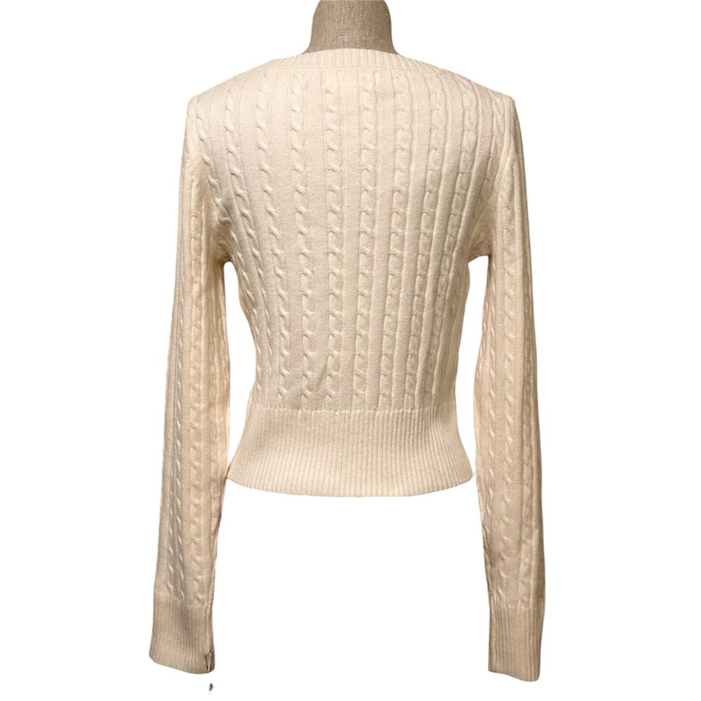 *NEW* Jessica Simpson Ivory Cable Knit Sweater - Picture 2 of 5